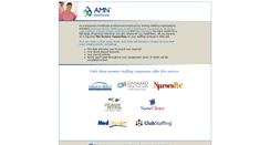 Desktop Screenshot of amnservices.com