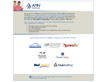 Tablet Screenshot of amnservices.com